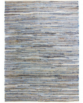 Medžiaginis kilimas -  Darsi (mėlyna/smėlio) 