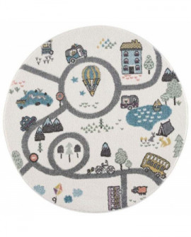 Vaikiškas kilimas - Town Round (spalvota) 