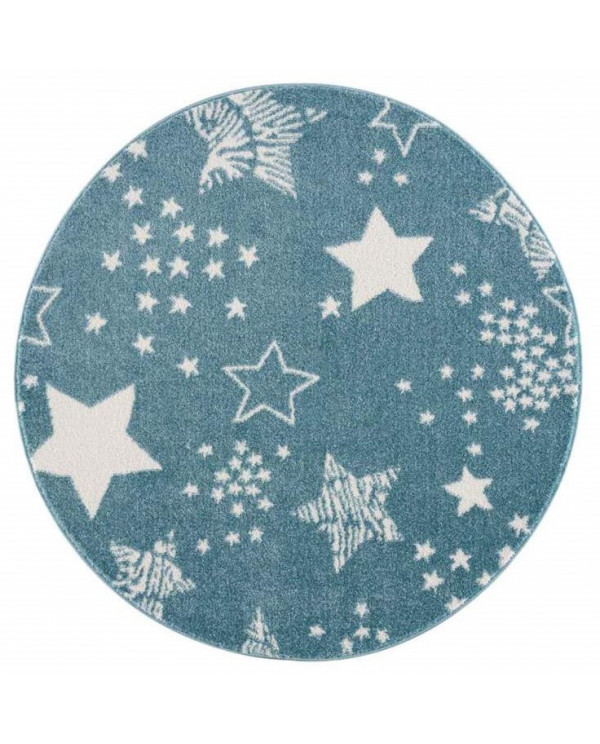 Vaikiškas kilimas - Stars Round (mėlyna) 