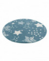 Vaikiškas kilimas - Stars Round (mėlyna)