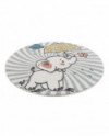 Vaikiškas kilimas - Elephant Round (spalvota)