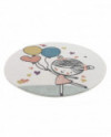 Vaikiškas kilimas - Balloon Girl Round (spalvota)
