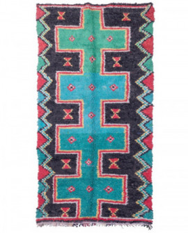Maroko berberų kilimas Boucherouite 310 x 160 cm 
