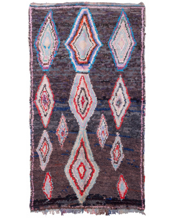 Marokietiškas berberų kilimas Boucherouite 270 x 150 cm 