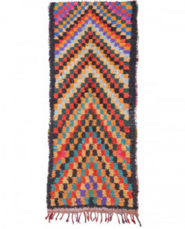 Marokietiškas berberų kilimas Boucherouite 270 x 115 cm 
