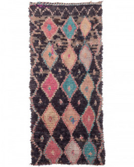 Maroko berberų kilimas Boucherouite 270 x 125 cm 