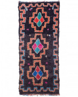 Maroko berberų kilimas Boucherouite 280 x 120 cm 