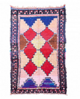 Marokietiškas berberų kilimas Boucherouite 245 x 155 cm 