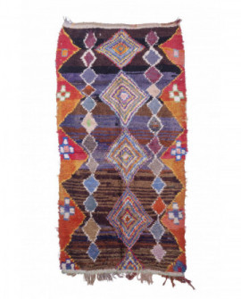 Maroko berberų kilimas Boucherouite 285 x 145 cm 