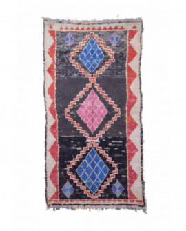 Marokietiškas berberų kilimas Boucherouite 280 x 145 cm 