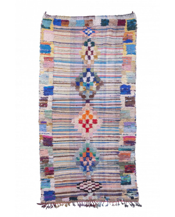 Marokietiškas berberų kilimas Boucherouite 270 x 145 cm 
