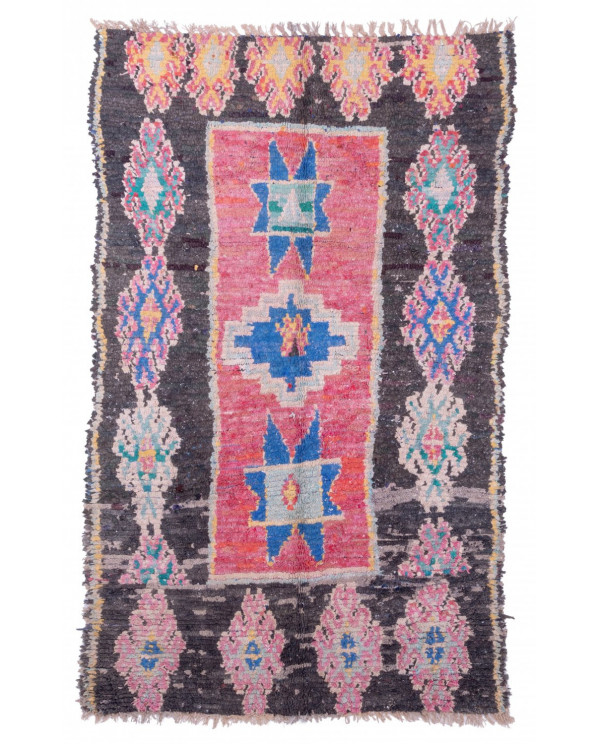 Marokietiškas berberų kilimas Boucherouite 225 x 130 cm 