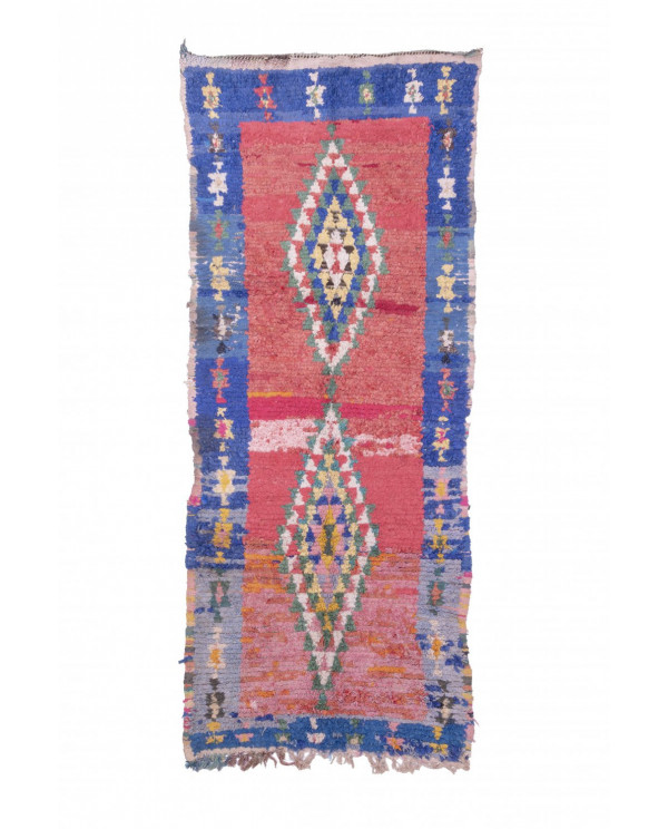Marokietiškas berberų kilimas Boucherouite 260 x 105 cm 