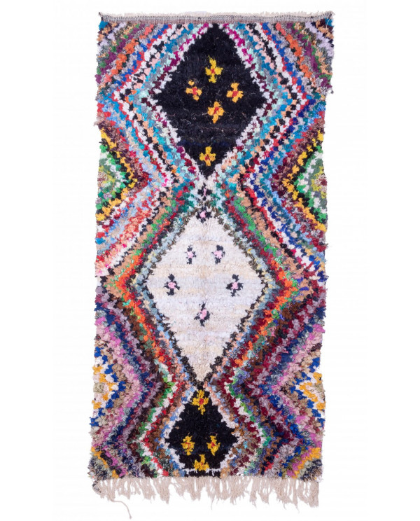 Marokietiškas berberų kilimas Boucherouite 295 x 145 cm 