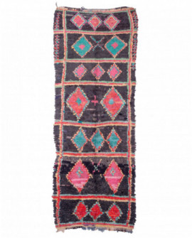 Maroko berberų kilimas Boucherouite 330 x 120 cm 