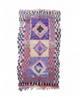 Marokietiškas berberų kilimas Boucherouite 225 x 125 cm 