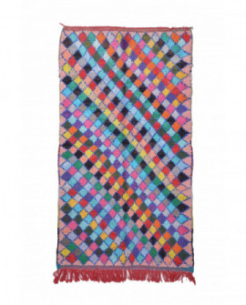 Marokietiškas berberų kilimas Boucherouite 240 x 135 cm 
