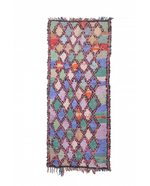 Marokietiškas berberų kilimas Boucherouite 245 x 100 cm 
