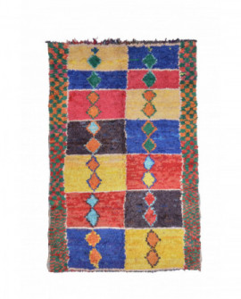Maroko berberų kilimas Boucherouite 255 x 160 cm 