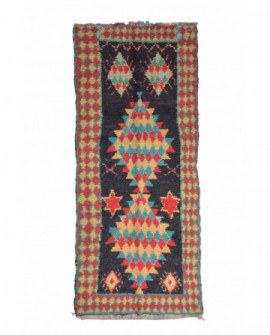 Maroko berberų kilimas Boucherouite 305 x 115 cm 