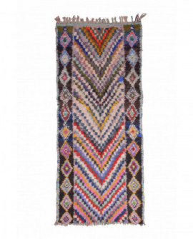 Maroko berberų kilimas Boucherouite 290 x 120 cm 