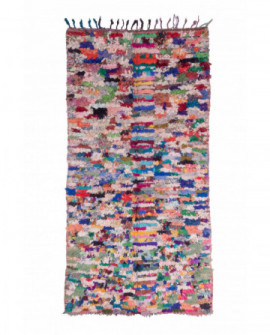 Marokietiškas berberų kilimas Boucherouite 255 x 125 cm 