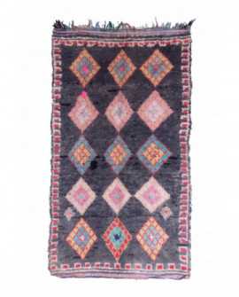 Maroko berberų kilimas Boucherouite 265 x 145 cm 