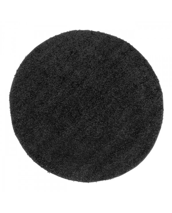 Apvalus kilimas -  Trim (juoda) 