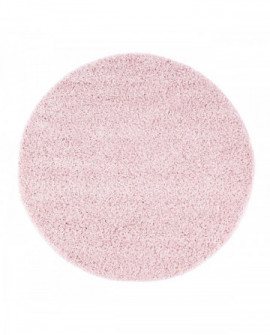 Apvalus kilimas -  Trim (rožinė) 