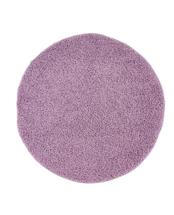 Apvalus kilimas -  Pastel (violetinė) 