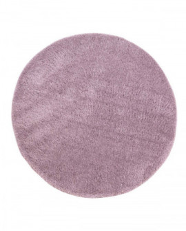 Apvalus kilimas -  Soft Shine (violetinė) 