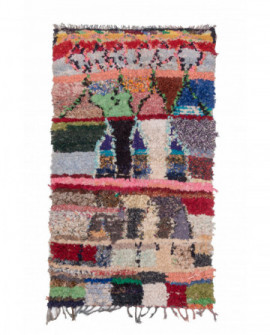 Marokietiškas berberų kilimas Boucherouite 255 x 145 cm 