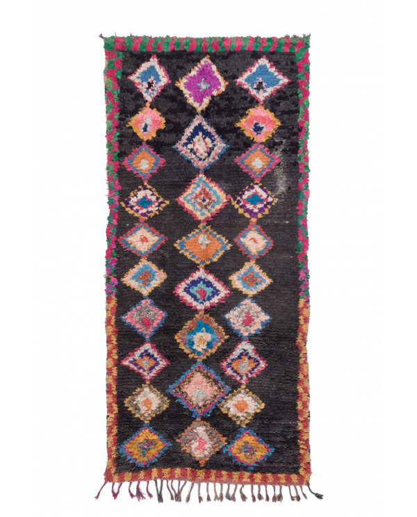 Marokietiškas berberų kilimas Boucherouite 265 x 120 cm 