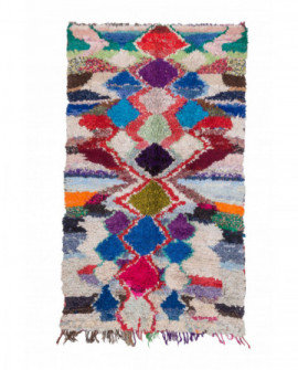 Marokietiškas berberų kilimas Boucherouite 245 x 140 cm 