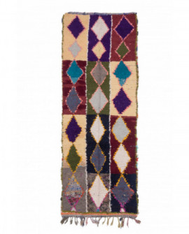 Maroko berberų kilimas Boucherouite 300 x 110 cm 