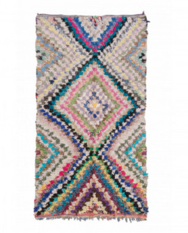 Maroko berberų kilimas Boucherouite 265 x 140 cm 