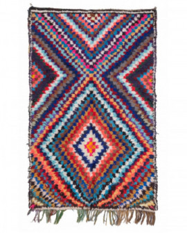 Marokietiškas berberų kilimas Boucherouite 210 x 140 cm 