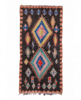 Marokietiškas berberų kilimas Boucherouite 305 x 140 cm 