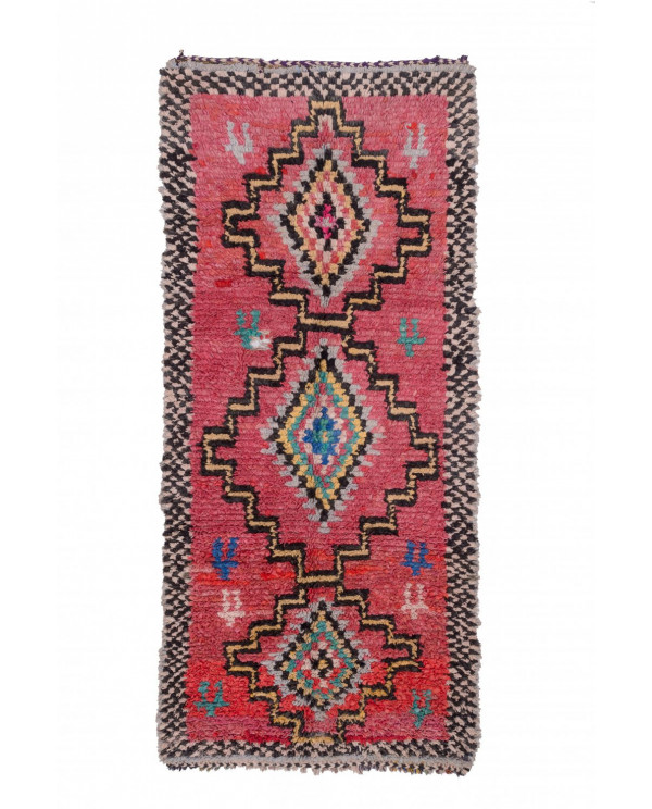 Marokietiškas berberų kilimas Boucherouite 285 x 130 cm 