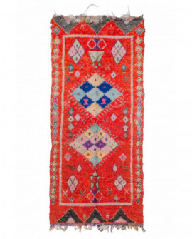 Marokietiškas berberų kilimas Boucherouite 340 x 155 cm 