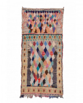 Marokietiškas berberų kilimas Boucherouite 255 x 115 cm 