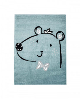 Vaikiškas kilimas - Bubble Bear (mėlyna) 