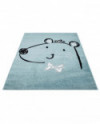 Vaikiškas kilimas - Bubble Bear (mėlyna) 