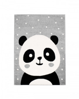 Vaikiškas kilimas - Bubble Panda (pilka) 