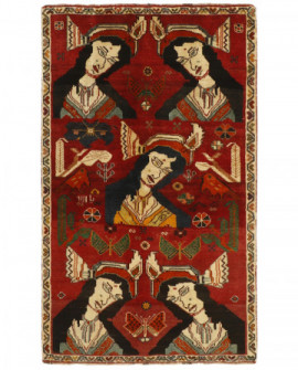 Rytietiškas kilimas Kashghai Old Figural - 178 x 106 cm 