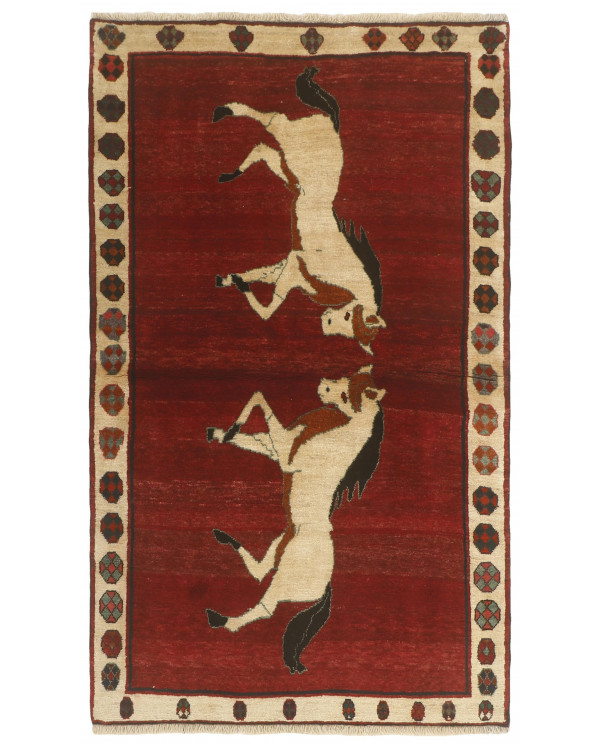 Rytietiškas kilimas Kashghai Old Figural - 194 x 112 cm 