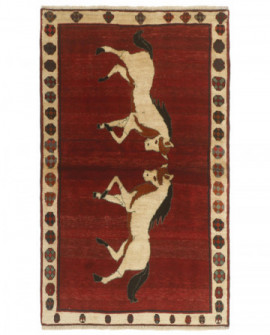 Rytietiškas kilimas Kashghai Old Figural - 194 x 112 cm 