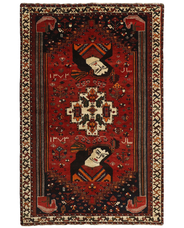 Rytietiškas kilimas Kashghai - 254 x 164 cm 