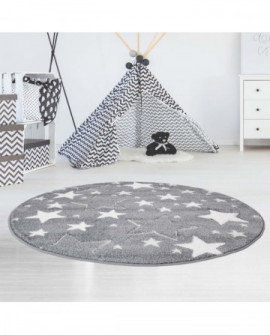 Vaikiškas kilimas - Bueno Stars (pilka) 