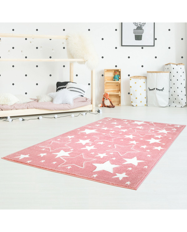 Vaikiškas kilimas - Bueno Stars (rožinė) 